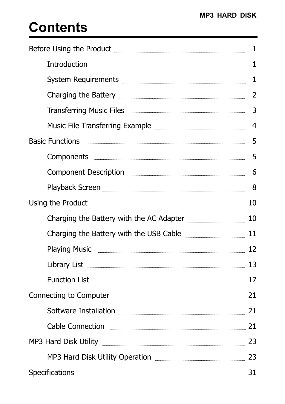 ATMT MP180 User Manual | Page 2 / 33