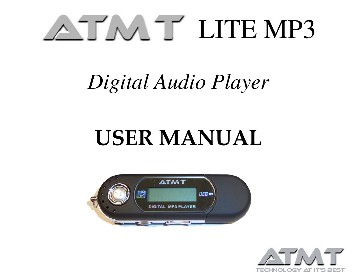 ATMT LITE MP3 User Manual | 23 pages