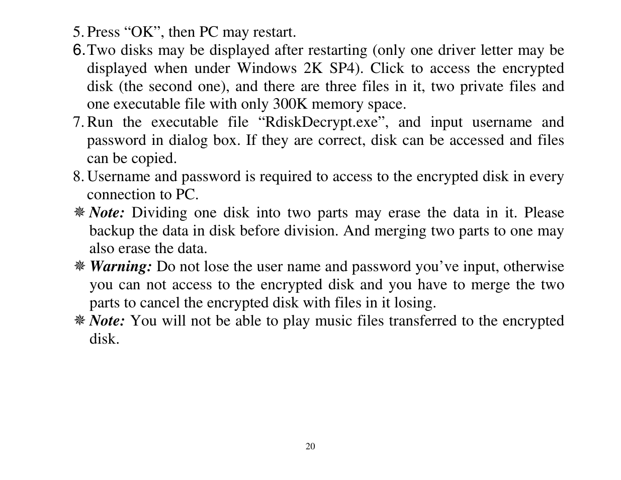 ATMT LITE MP3 User Manual | Page 20 / 23