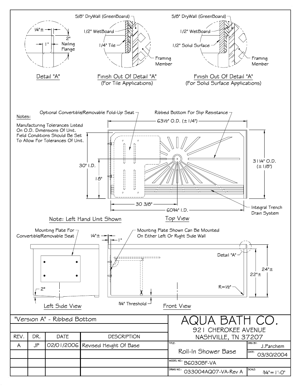 Aqua Bath B6030BF User Manual | Page 2 / 3