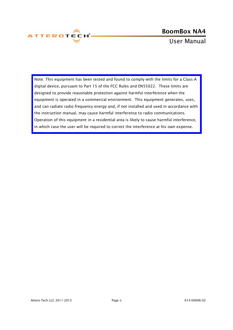Boombox na4, User manual | Attero Tech BoomBox NA4 User Manual | Page 3 / 15