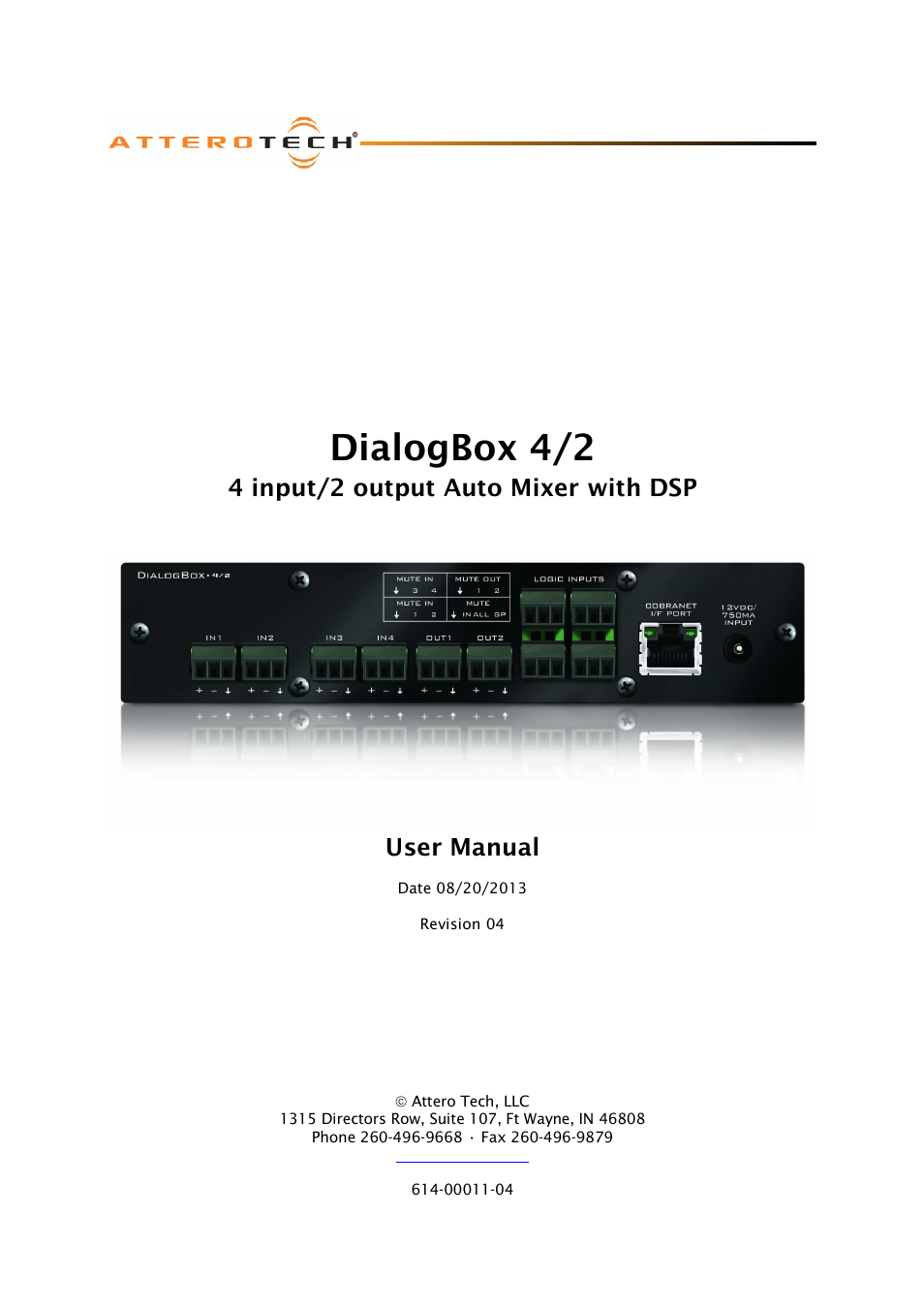 Attero Tech DialogBox User Manual | 21 pages