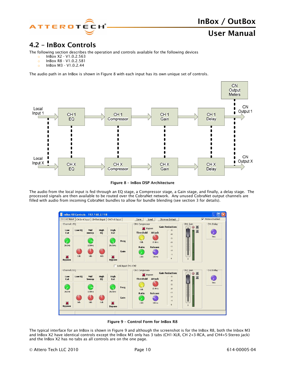 Inbox / outbox user manual, 2 – inbox controls | Attero Tech InBox/OutBox User Manual | Page 15 / 38