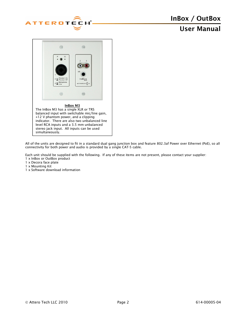 Inbox / outbox user manual | Attero Tech InBox/OutBox User Manual | Page 7 / 38