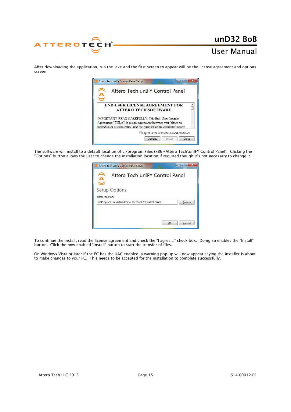 Und32 bob, User manual | Attero Tech unD32 BoB User Manual | Page 16 / 22