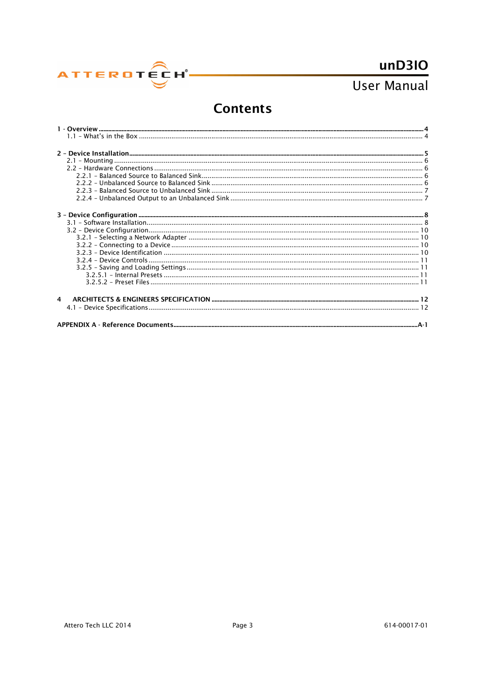 Attero Tech unD3IO User Manual | Page 4 / 14