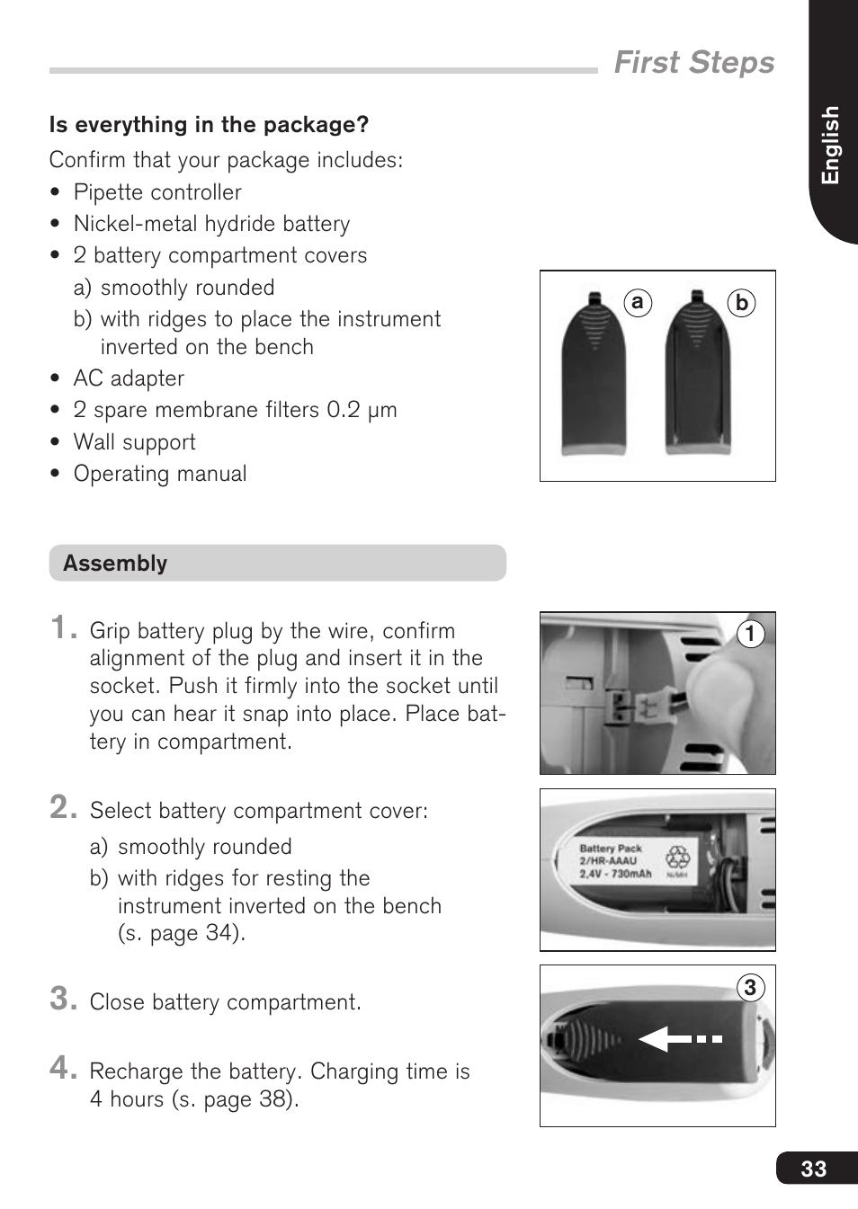 First steps | BrandTech Scientific accu-jetpro User Manual | Page 33 / 124