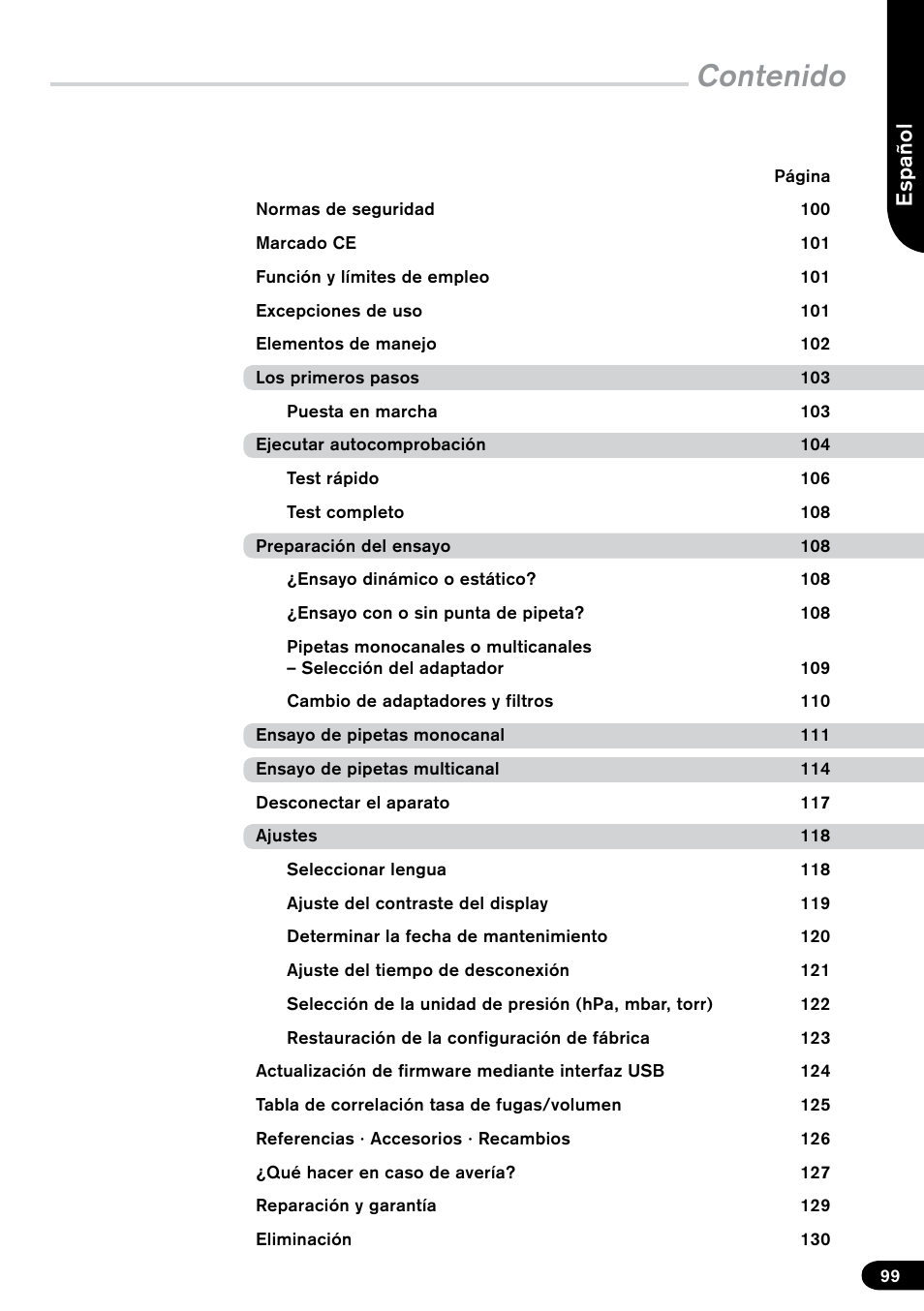 BrandTech Scientific PLT unit Pipette Leak Testing Unit User Manual | Page 99 / 132