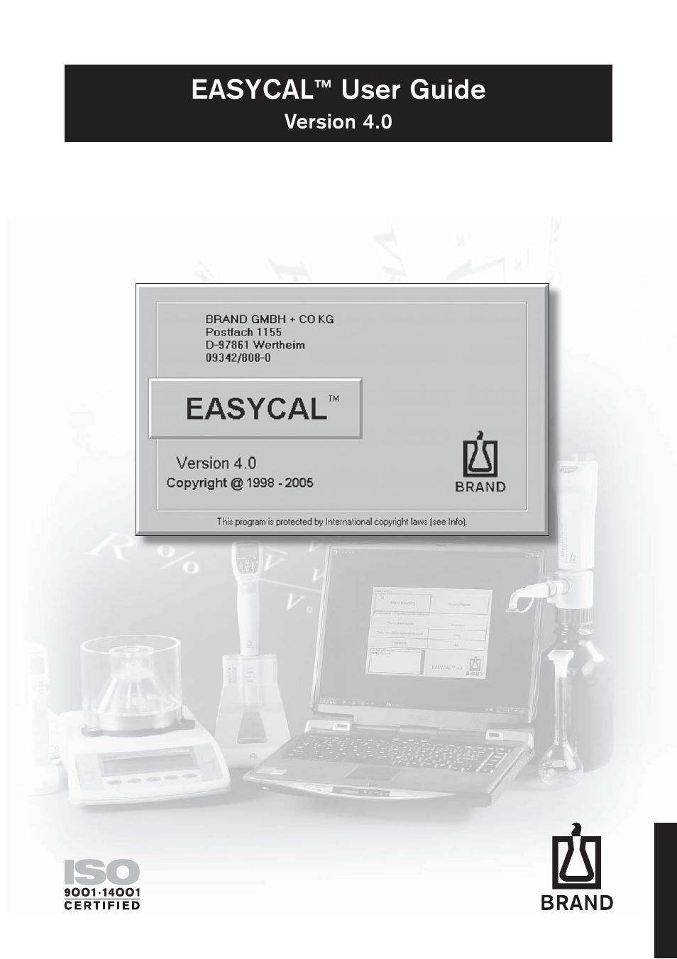 BrandTech Scientific EASYCAL 4.0 User Manual | 36 pages