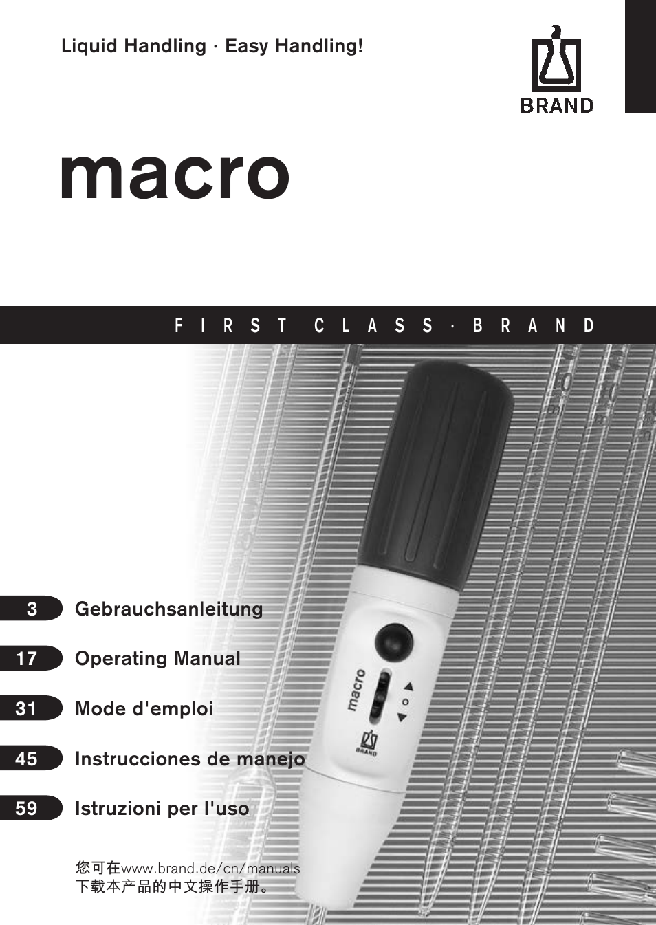 BrandTech Scientific macro User Manual | 84 pages
