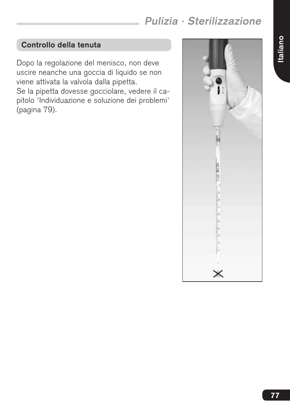 Pulizia · sterilizzazione | BrandTech Scientific macro User Manual | Page 77 / 84