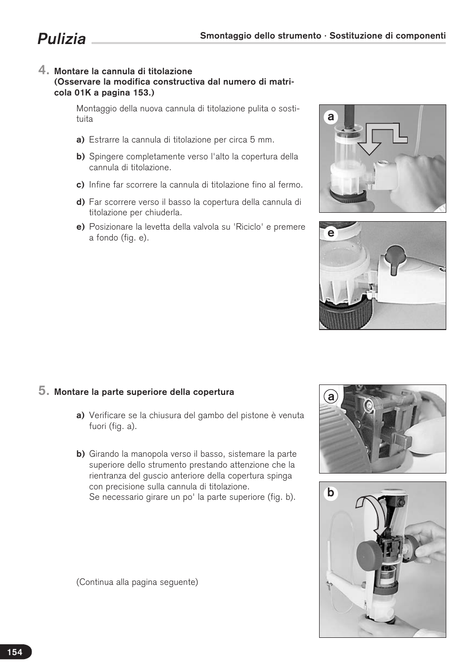 Pulizia, Eb a a | BrandTech Scientific Titrette User Manual | Page 154 / 164