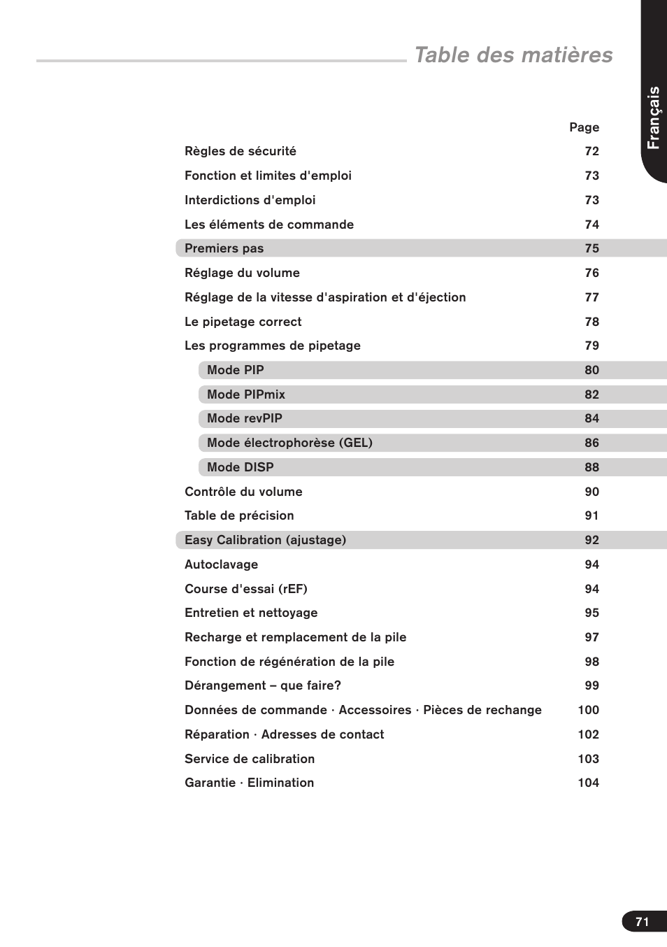 BrandTech Scientific Transferpette electronic User Manual | Page 71 / 175