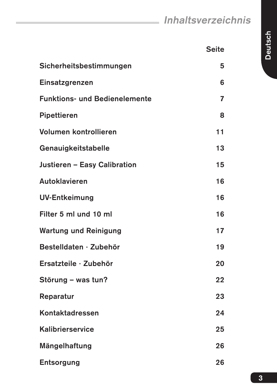 BrandTech Scientific Transferpette S User Manual | Page 3 / 124