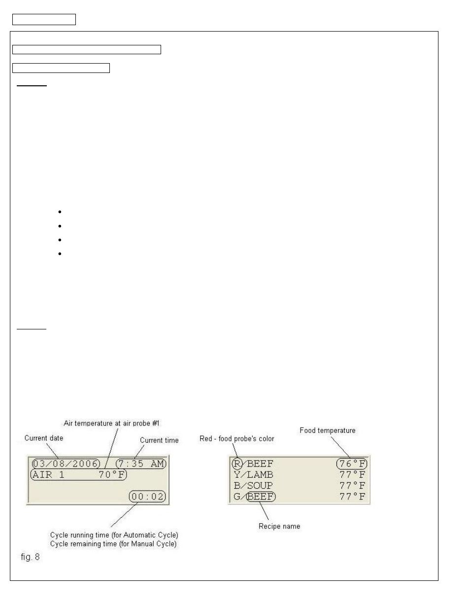 F. operating and maintaining the unit, F.1. panning and loading | American Panel Blast Chiller BCIP User Manual | Page 30 / 42