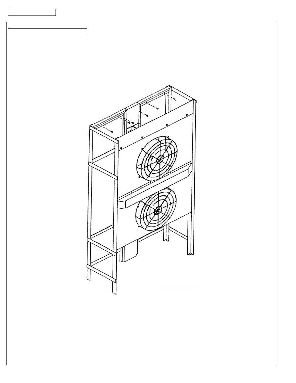 B.2.2. install fan assembly frame | American Panel Blast Chiller BCIP User Manual | Page 8 / 42