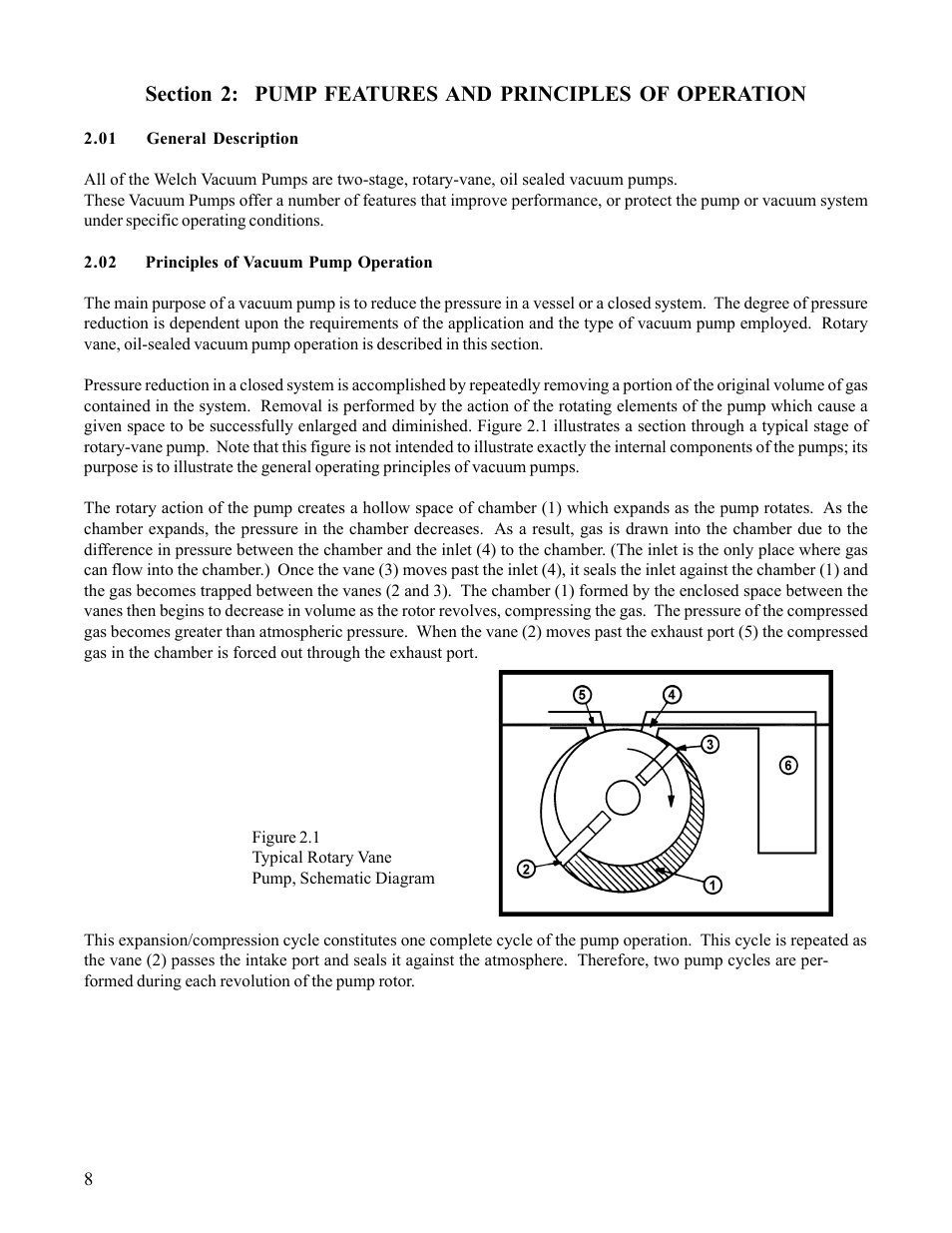 Chemglass AF-0349 Welch Vacuum Pump User Manual | Page 8 / 46