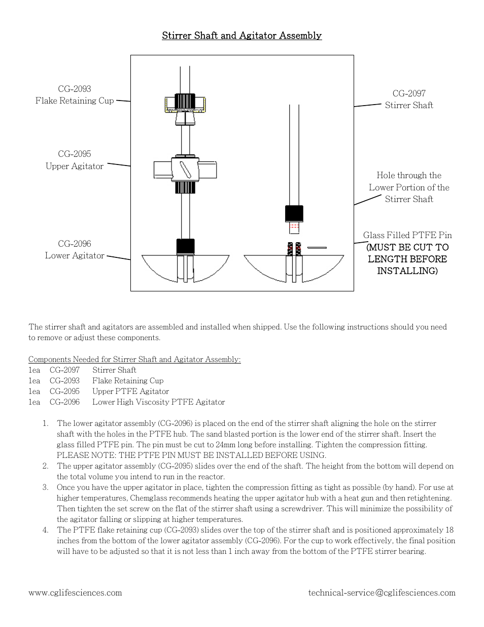 Chemglass 10L thru 20L Jacketed User Manual | Page 4 / 12