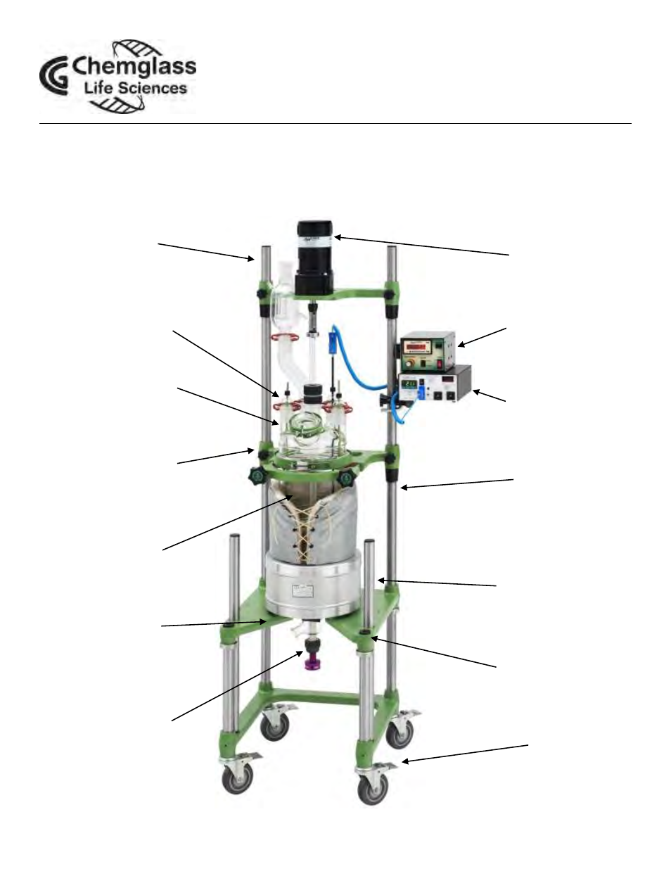 Chemglass 10L thru 20L UNJacketed User Manual | 11 pages