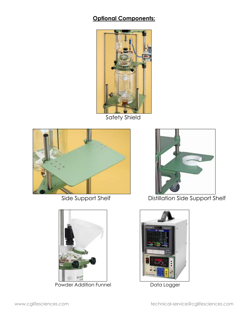 Chemglass Jacketed Filter Reactors User Manual | Page 9 / 10