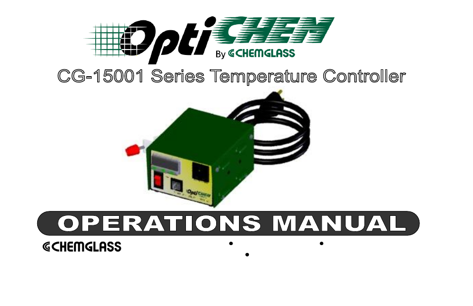 Chemglass CG-15001 Series User Manual | 10 pages