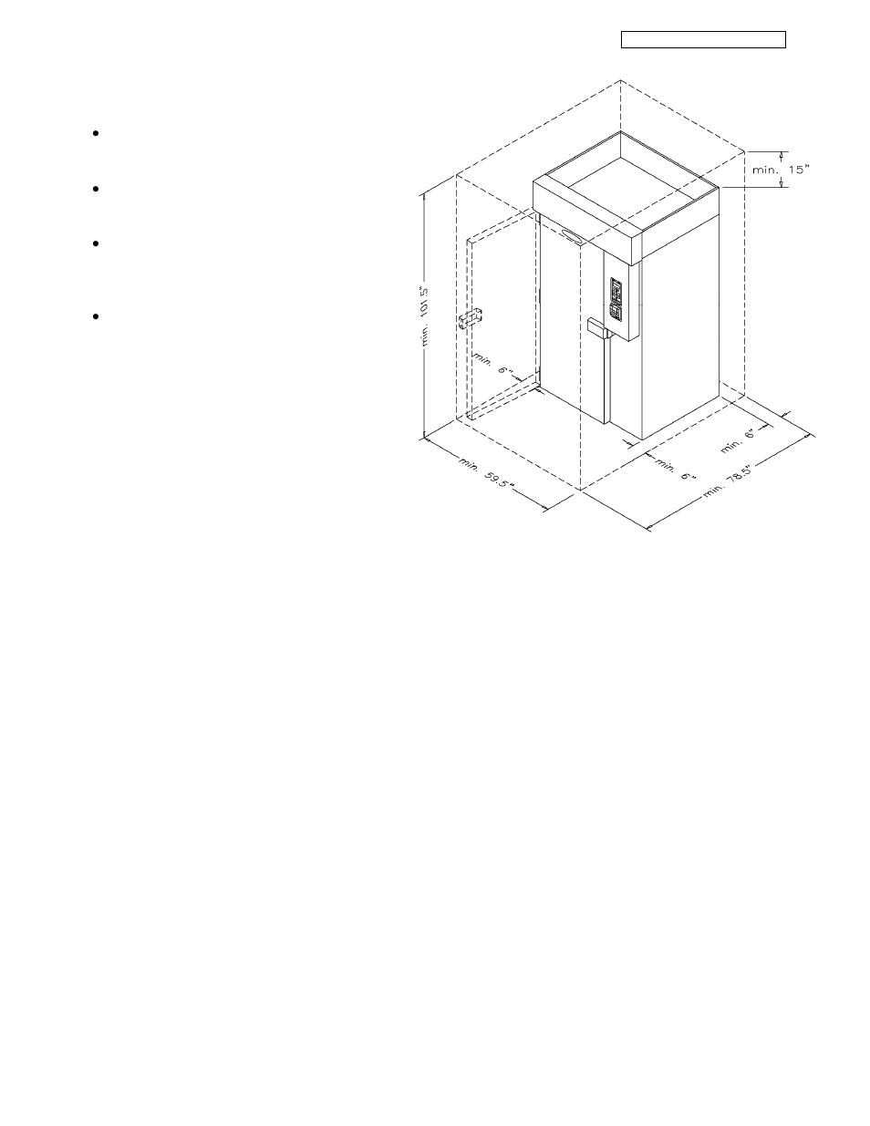 Spaces around the cabinet, Starting & testing the unit | American Panel HURRICHILL AP20BC175-2 User Manual | Page 10 / 38