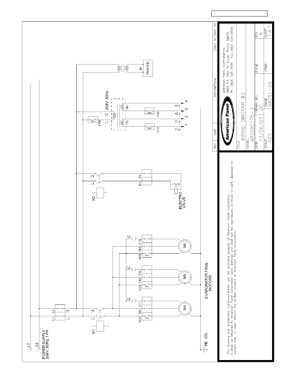 American Panel HURRICHILL AP20BC175-2 User Manual | Page 33 / 38