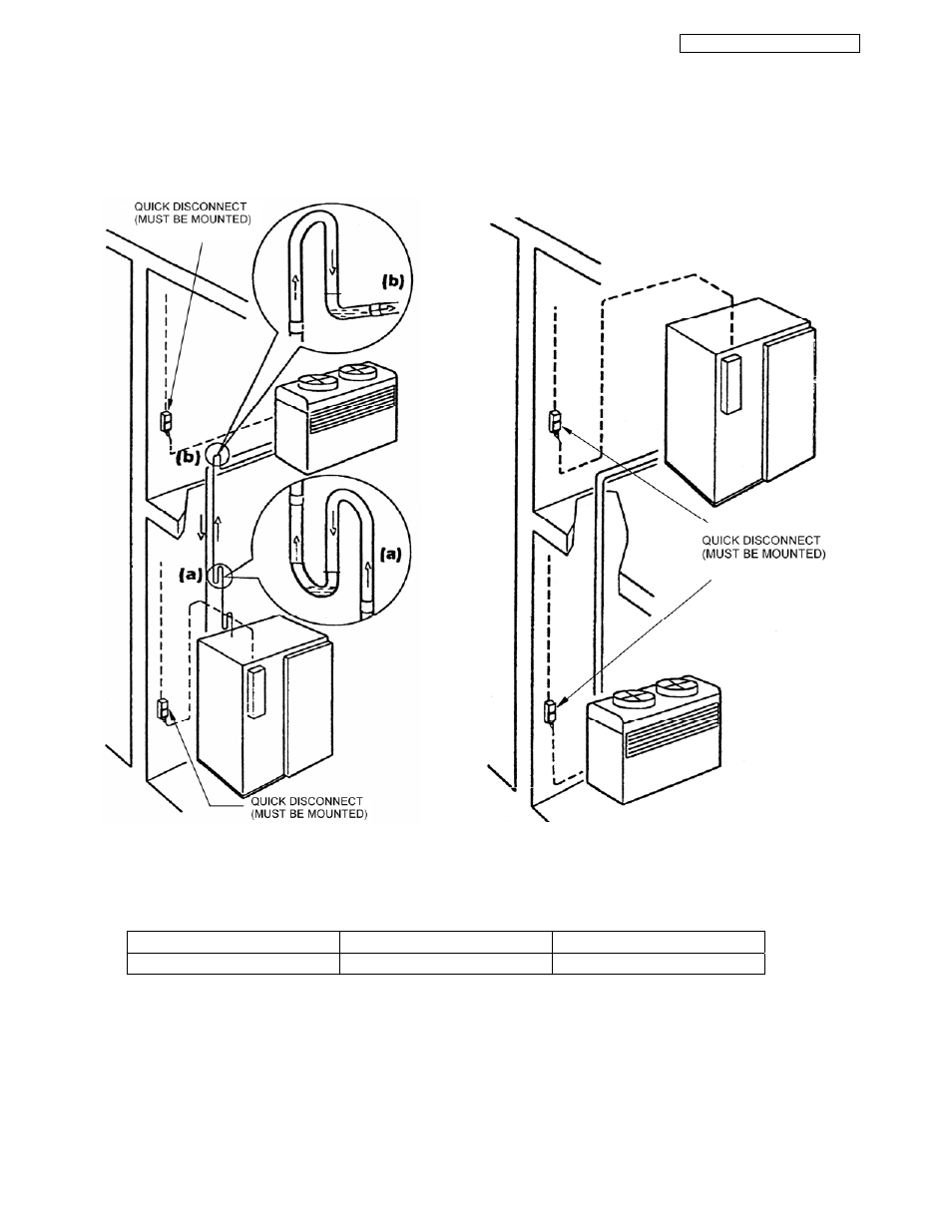 Installation at different levels, Connection piping for remote condensing units | American Panel HURRICHILL AP20BC175-2 User Manual | Page 7 / 38