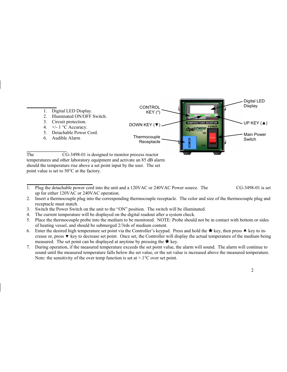 Chemglass CG-3498 User Manual | Page 2 / 4