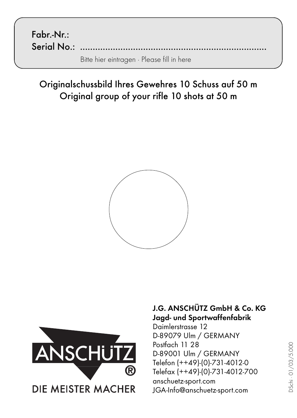 Anschutz 64 R User Manual | Page 18 / 18