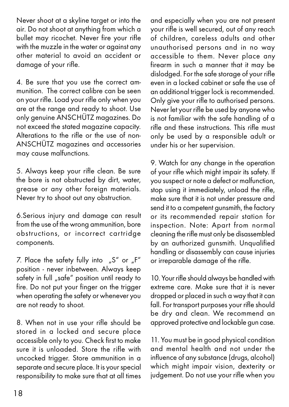Anschutz 64 R User Manual | Page 5 / 18
