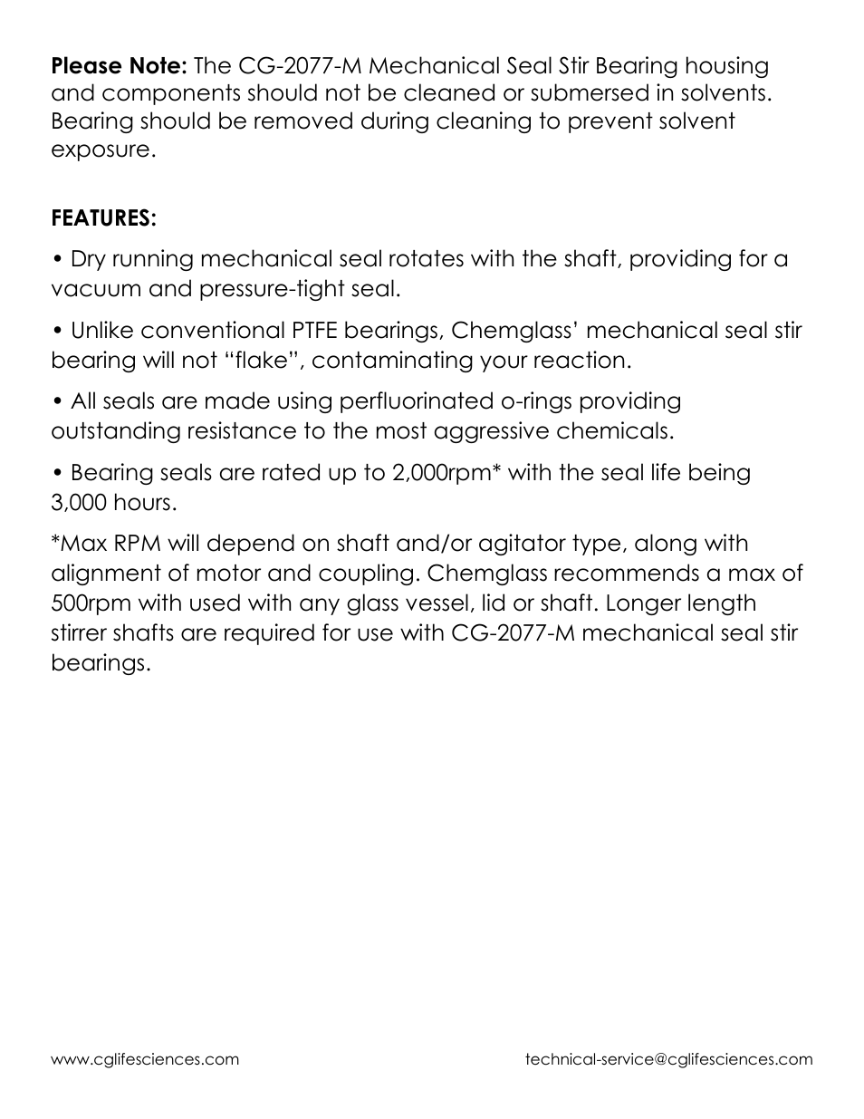Chemglass CG-2077-M User Manual | Page 3 / 8
