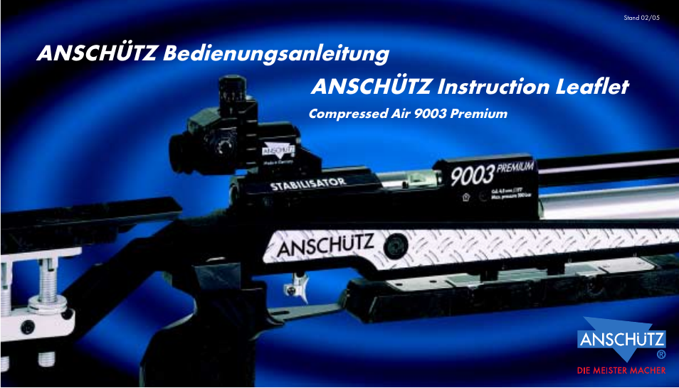 Anschutz 9003 User Manual | 22 pages