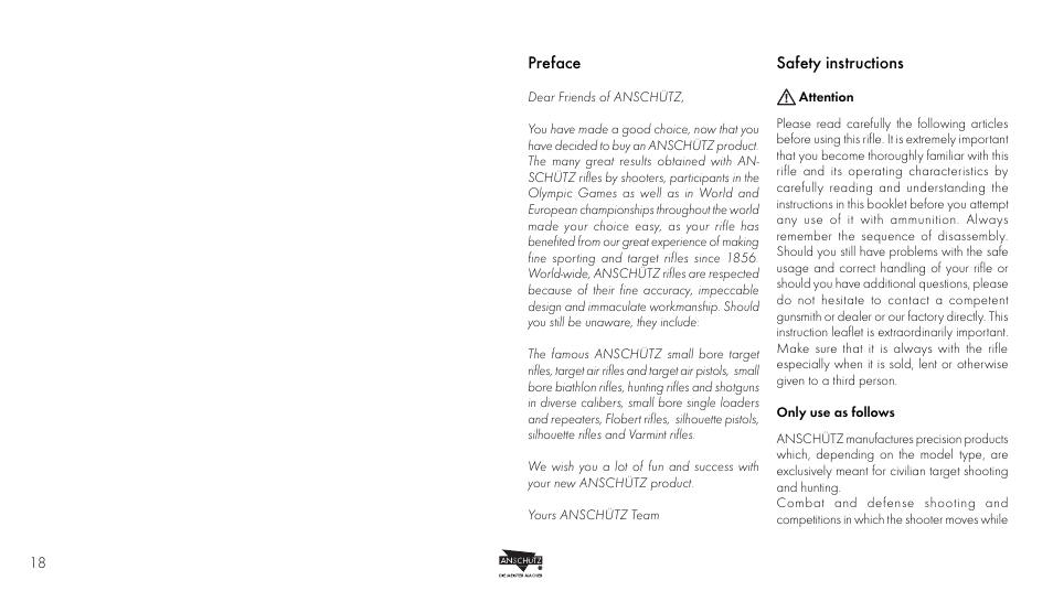 Anschutz 9003 User Manual | Page 4 / 22