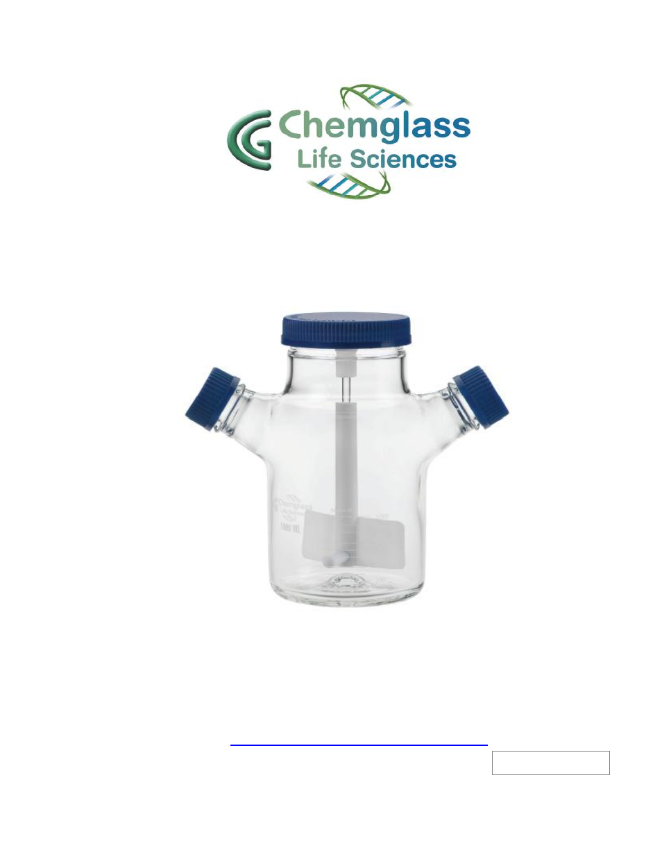 Chemglass CLS-1450 Series Spinner Flasks User Manual | 8 pages