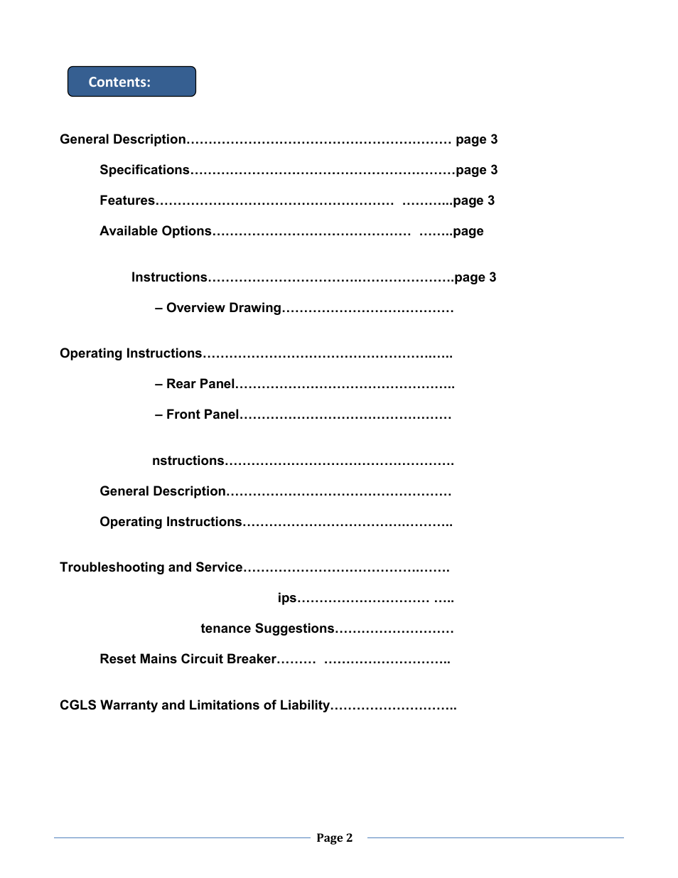 Chemglass CLS-3857 User Manual | Page 2 / 8