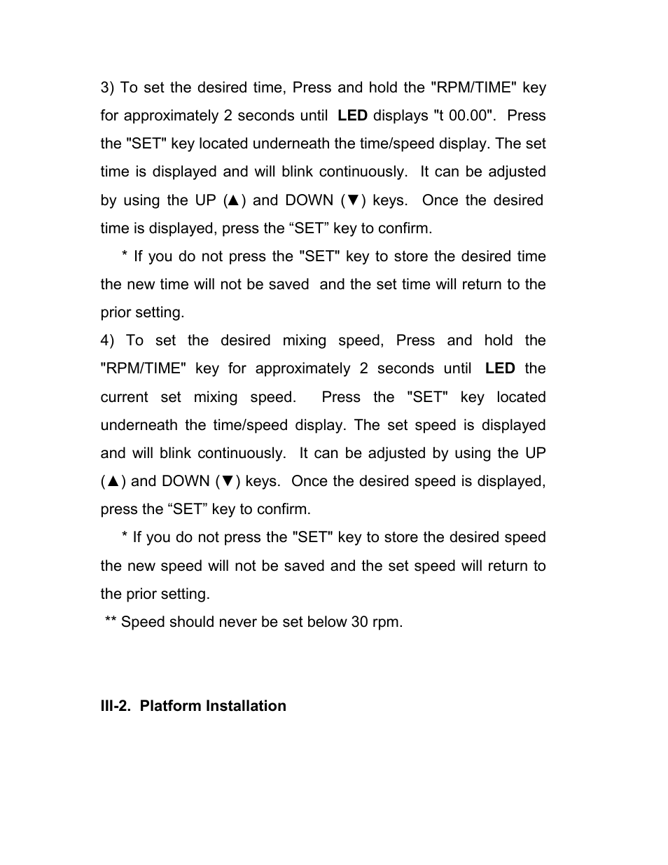 Chemglass CLS-2543 Incu-Shake Mini User Manual | Page 7 / 11
