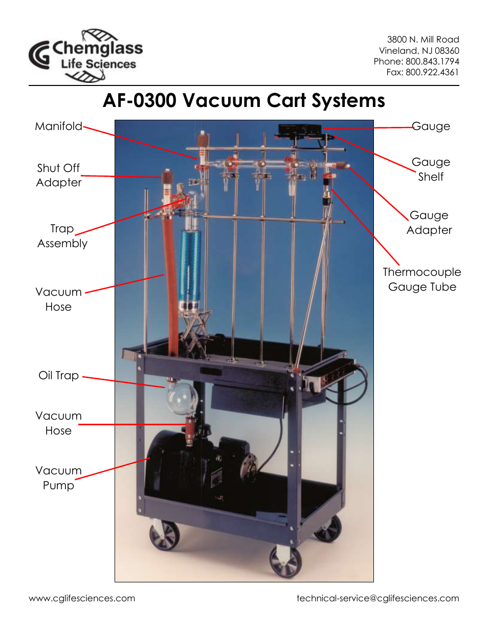 Chemglass AF-0300 User Manual | 3 pages