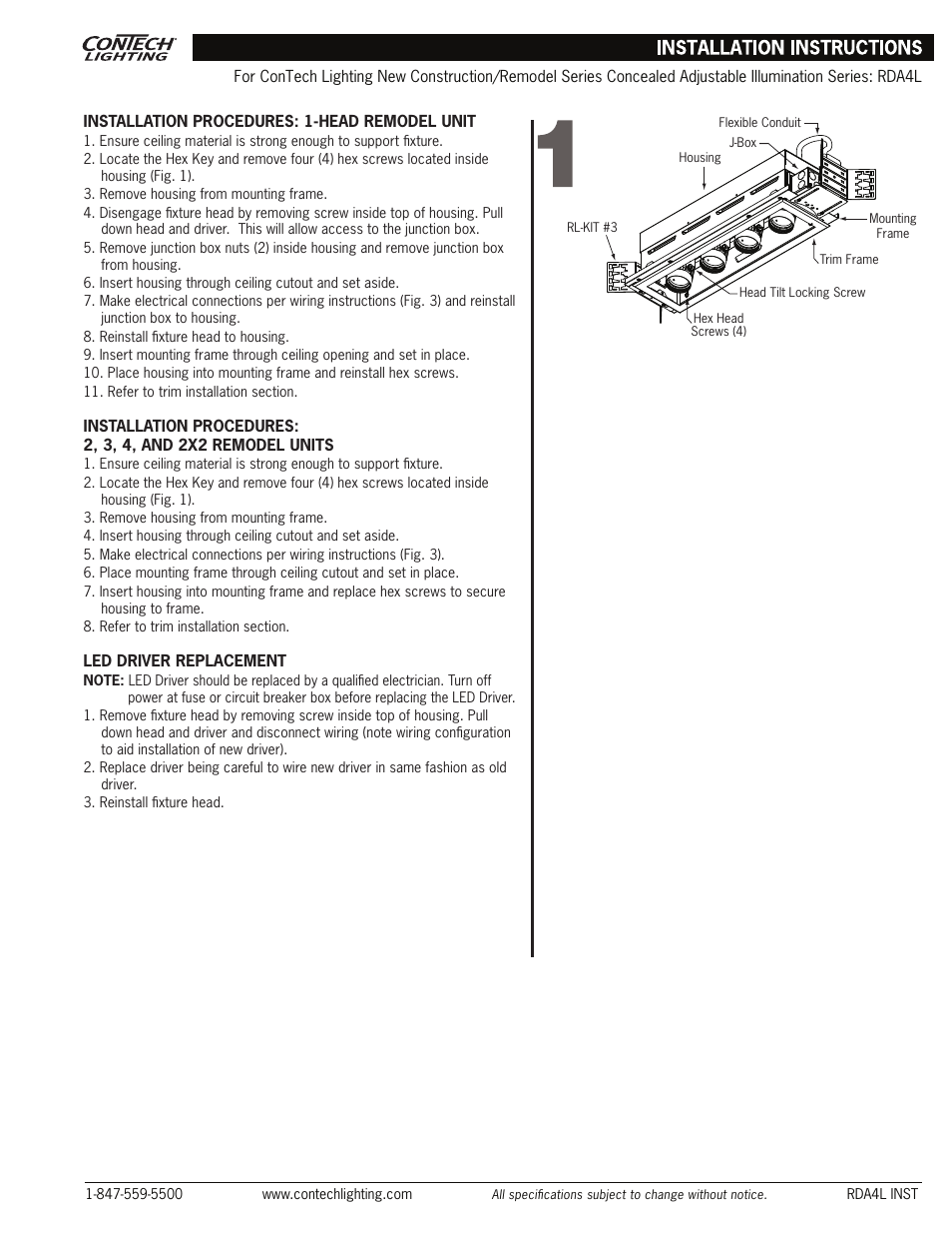 Rda4l inst_images copy | ConTech Lighting RDA4L User Manual | Page 2 / 2
