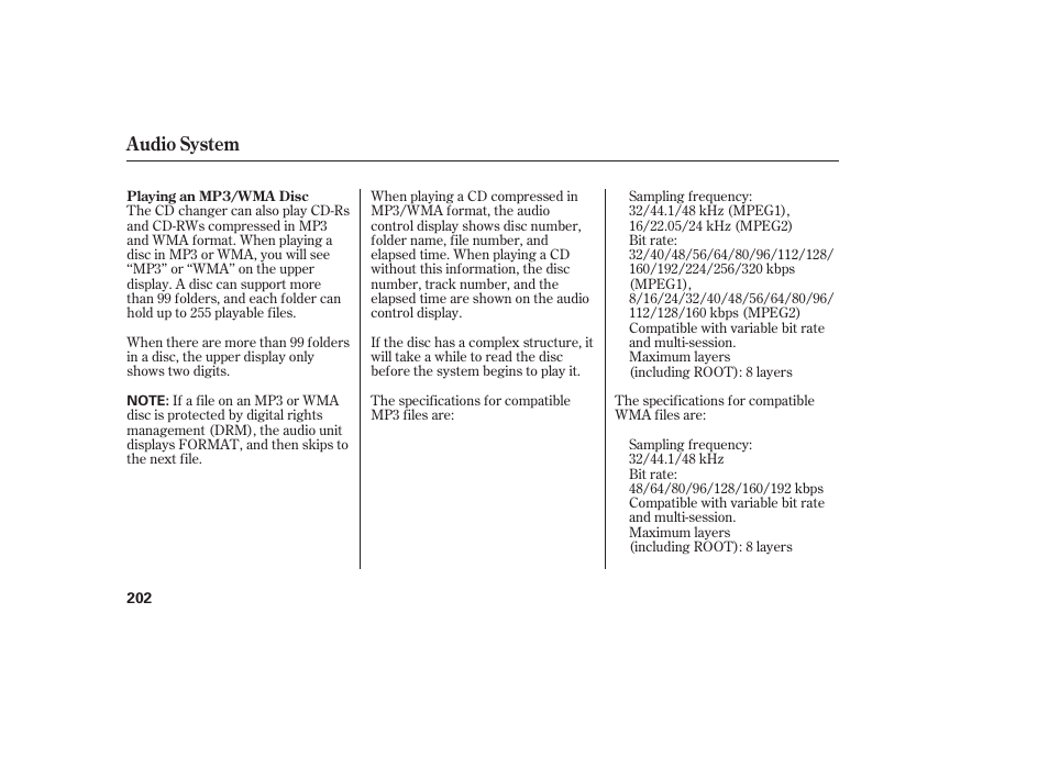 Audio system | Acura 2009 RDX User Manual | Page 208 / 434