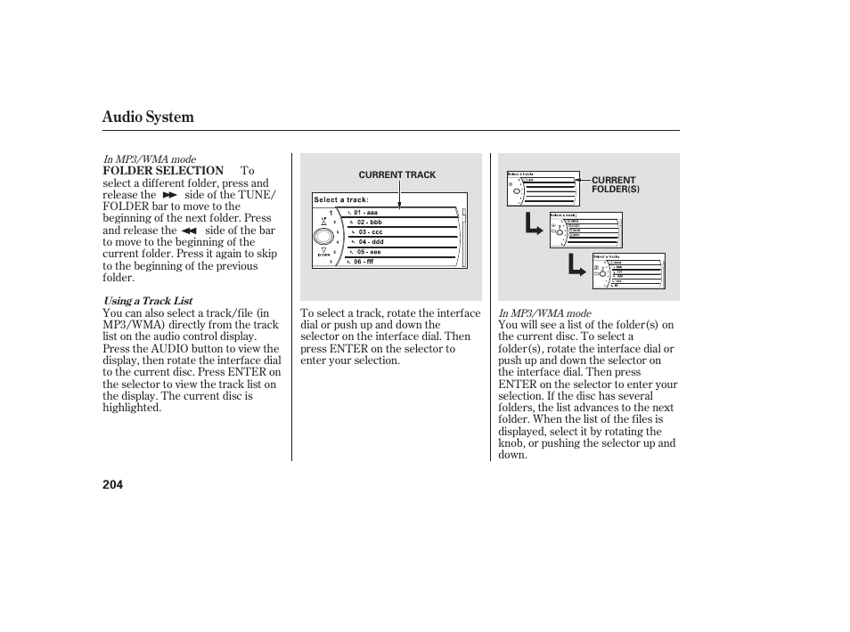 Audio system | Acura 2009 RDX User Manual | Page 210 / 434