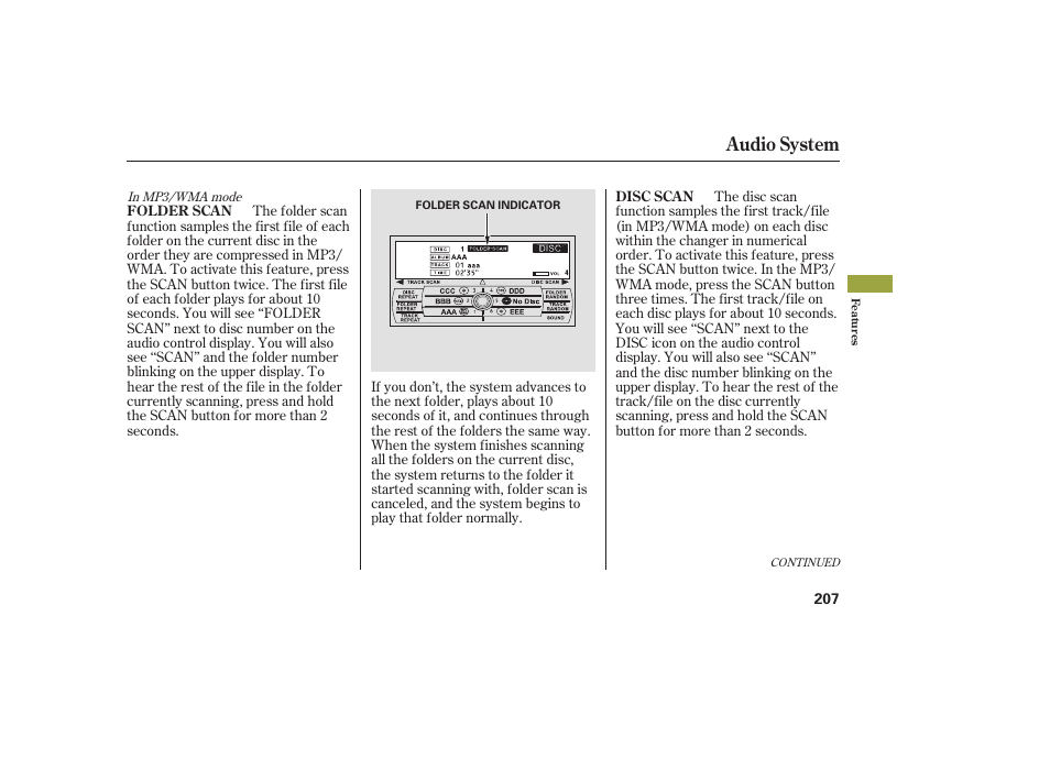 Audio system | Acura 2009 RDX User Manual | Page 213 / 434