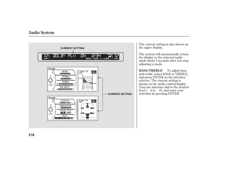 Audio system | Acura 2009 RDX User Manual | Page 224 / 434