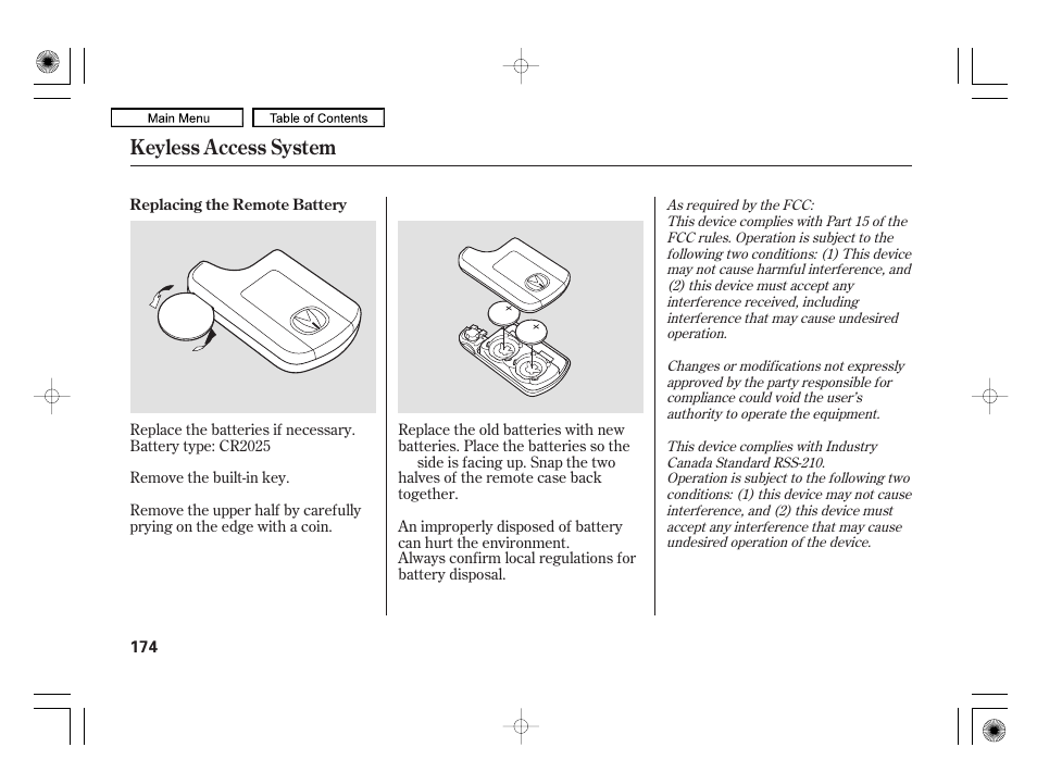 Keyless access system | Acura 2010 RL User Manual | Page 177 / 551