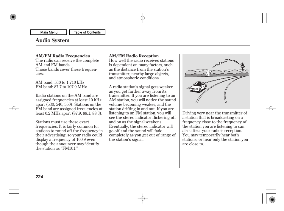 Audio system | Acura 2010 RL User Manual | Page 227 / 551