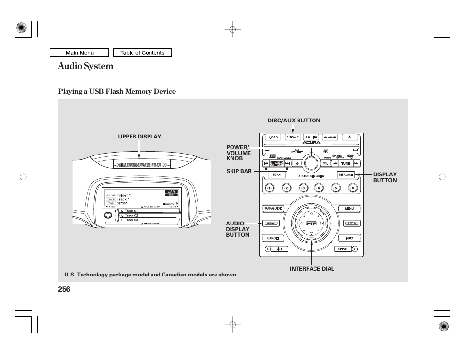 Audio system | Acura 2010 RL User Manual | Page 259 / 551