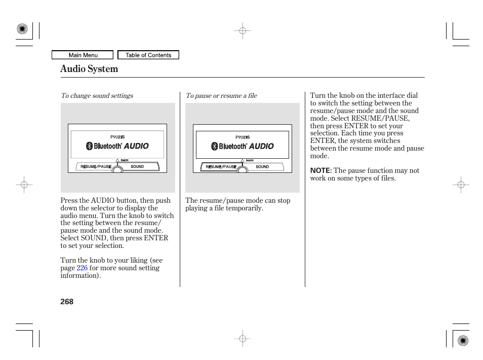Audio system | Acura 2010 RL User Manual | Page 271 / 551