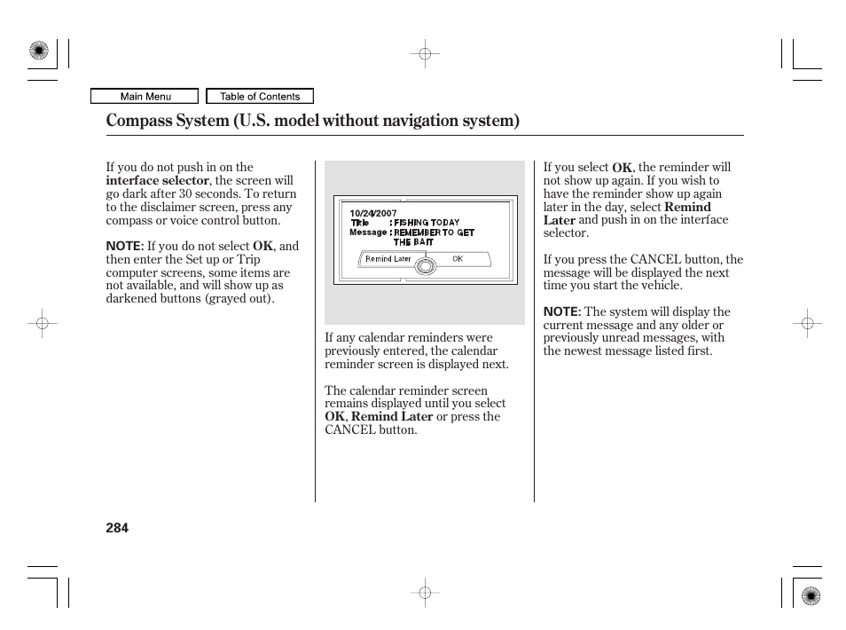Acura 2010 RL User Manual | Page 287 / 551