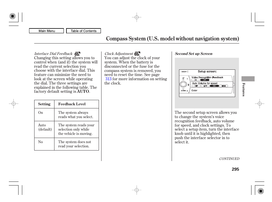Acura 2010 RL User Manual | Page 298 / 551