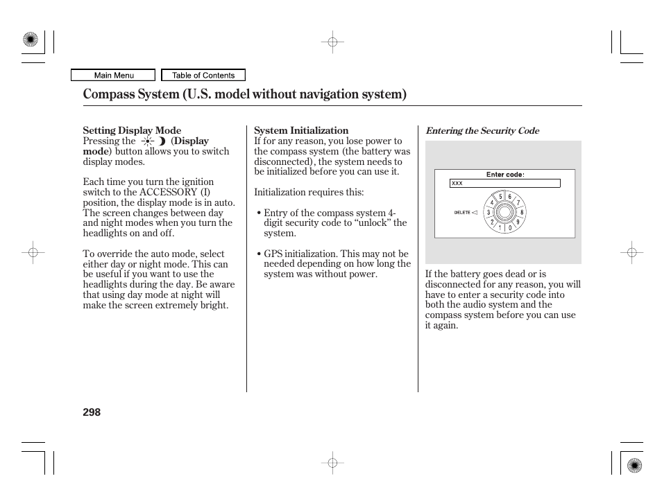 Acura 2010 RL User Manual | Page 301 / 551